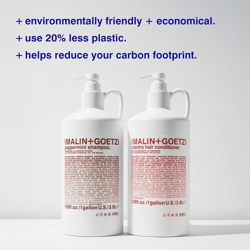 MALIN+GOETZ Cilantro Hair Conditioner - Hydrating & Detangling Formula with Shea Butter | Vegan & Cruelty-Free (8 oz/16 oz/Refill)
