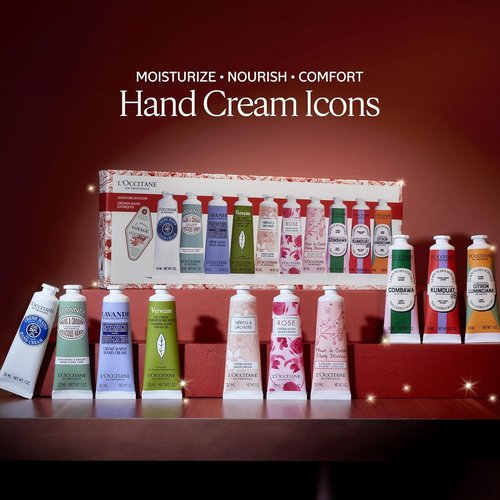 L’Occitane Hand Cream Gift Set - 5-Piece Travel Size Hydrating Essentials for Soft, Nourished Hands