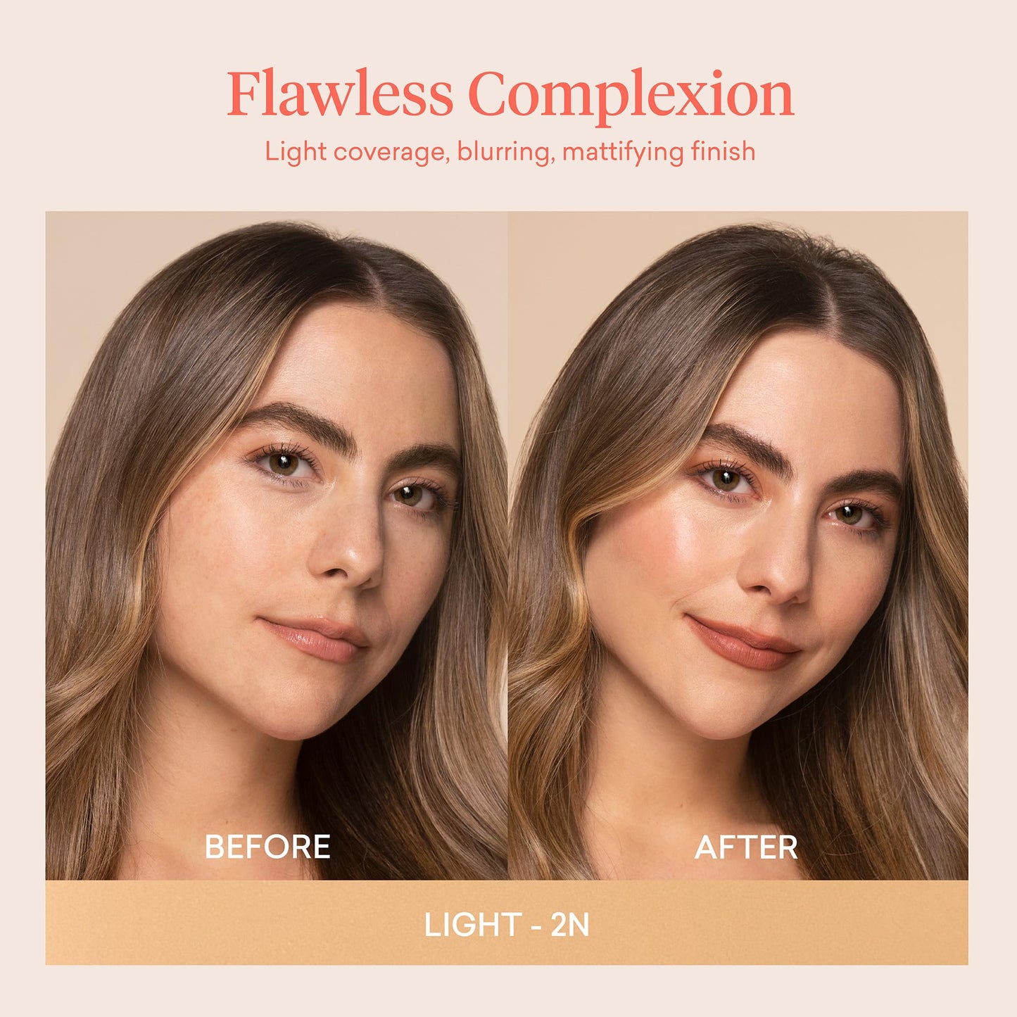 Ilumina CC Creamy Compact SPF 50+ Mineral Broad Spectrum Sunscreen for Face - Tinted Blurring Balm SPF- Matte, Light Coverage - Water & Sweat Resistant - All Skin Types - By Sofia Vergara, 10g 2N