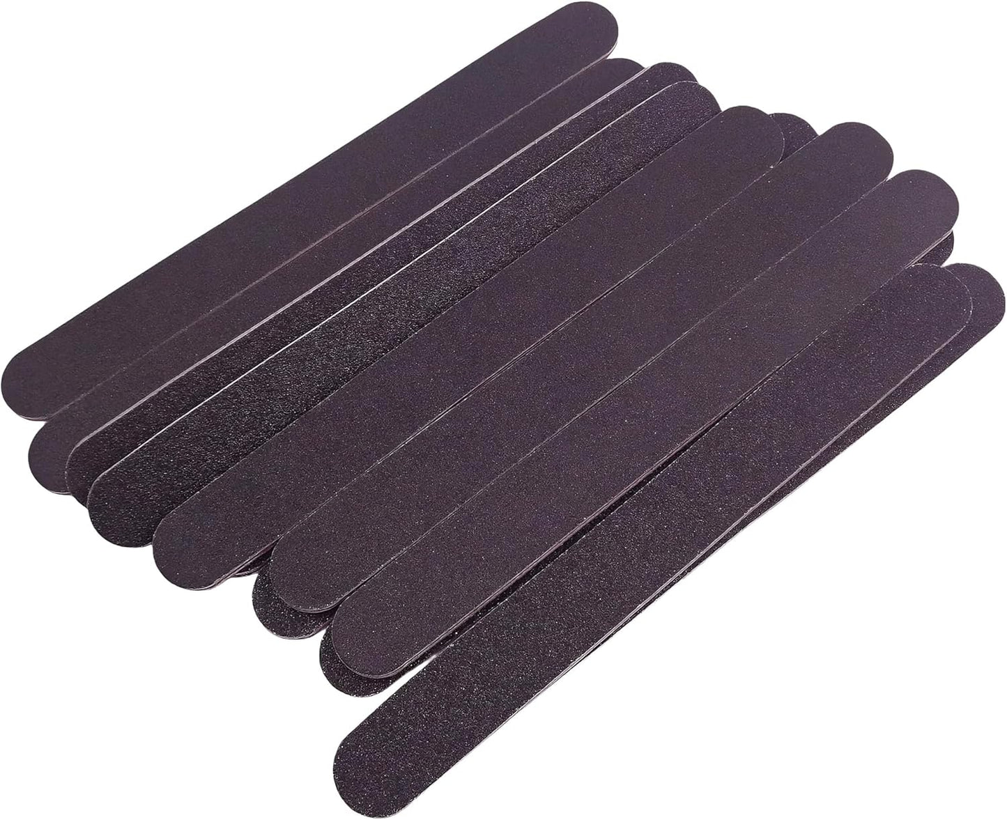 Skiennix Professional Nail File Set - 12 Double-Sided 100/180 Grit Emery Boards for Manicure & Pedicure