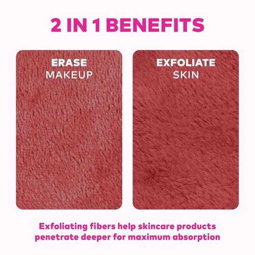 MakeUp Eraser Mini PRO - Effortlessly Remove All Makeup With Just Water | Harry Potter Gryffindor, 1ct