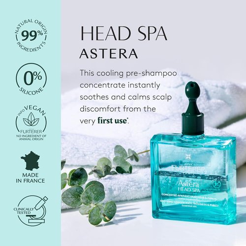 Rene Furterer Asteria Soothing Concentrate | Pre-Shampoo Scalp Treatment - Mint & Eucalyptus - 1.6 Oz