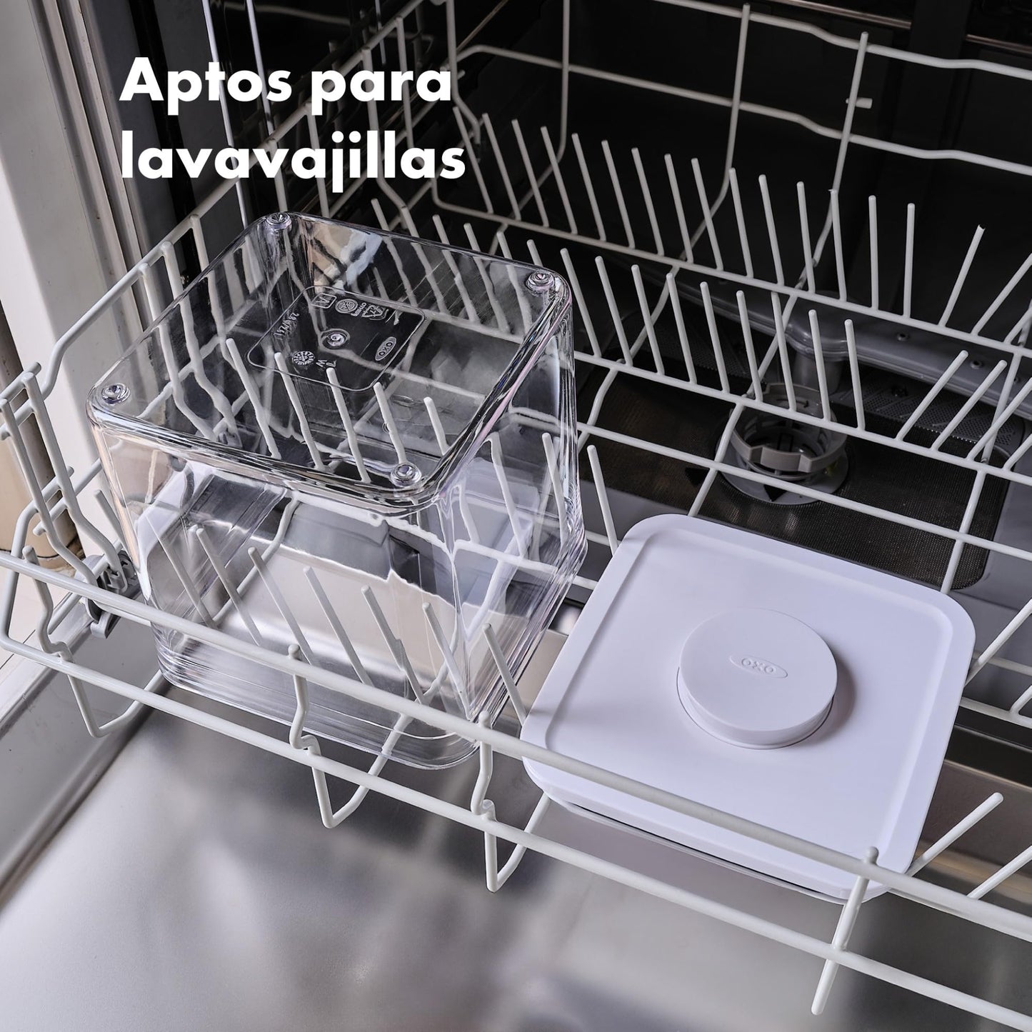 OXO Good Grips POP Container - Airtight Food Storage - Small Square Tall 2.3 Qt Ideal for spaghetti, linguini and lasagna