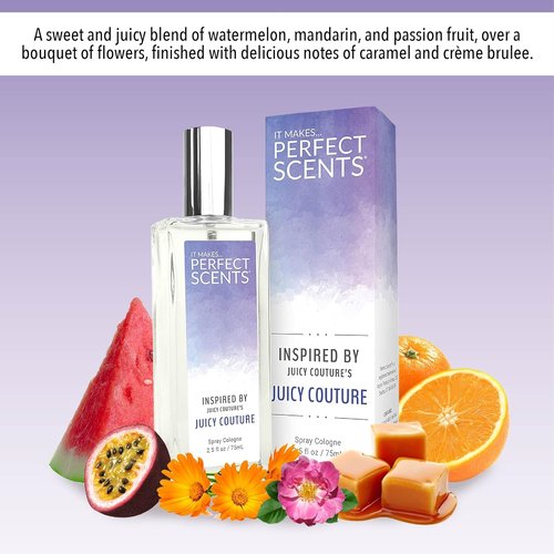 Perfect Scents | Juicy Couture Inspired Women's Eau de Toilette - Vegan & Paraben-Free, 2.5 Fl Oz