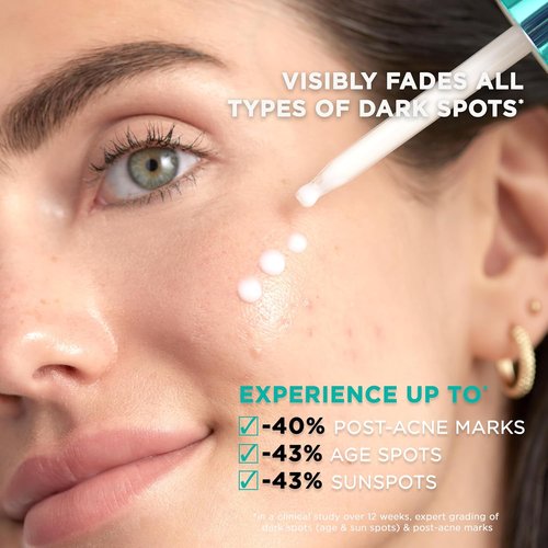 L’Oréal Paris Bright Reveal Dark Spot Serum - 12% Niacinamide & Amino Sulfonic - 1oz + Free Moisturizer Sample