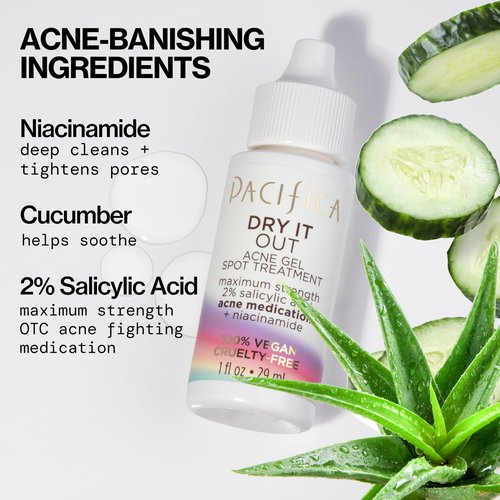 Pacifica Dry It Out Acne Gel Spot Treatment Unisex 1 oz