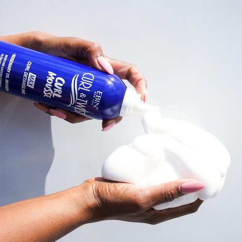 Curl & Twist Supreme Curl Detangling Mousse - 12.49 fl oz | Infused with Rosemary & Olive Oil for Moisture & Curl Definition