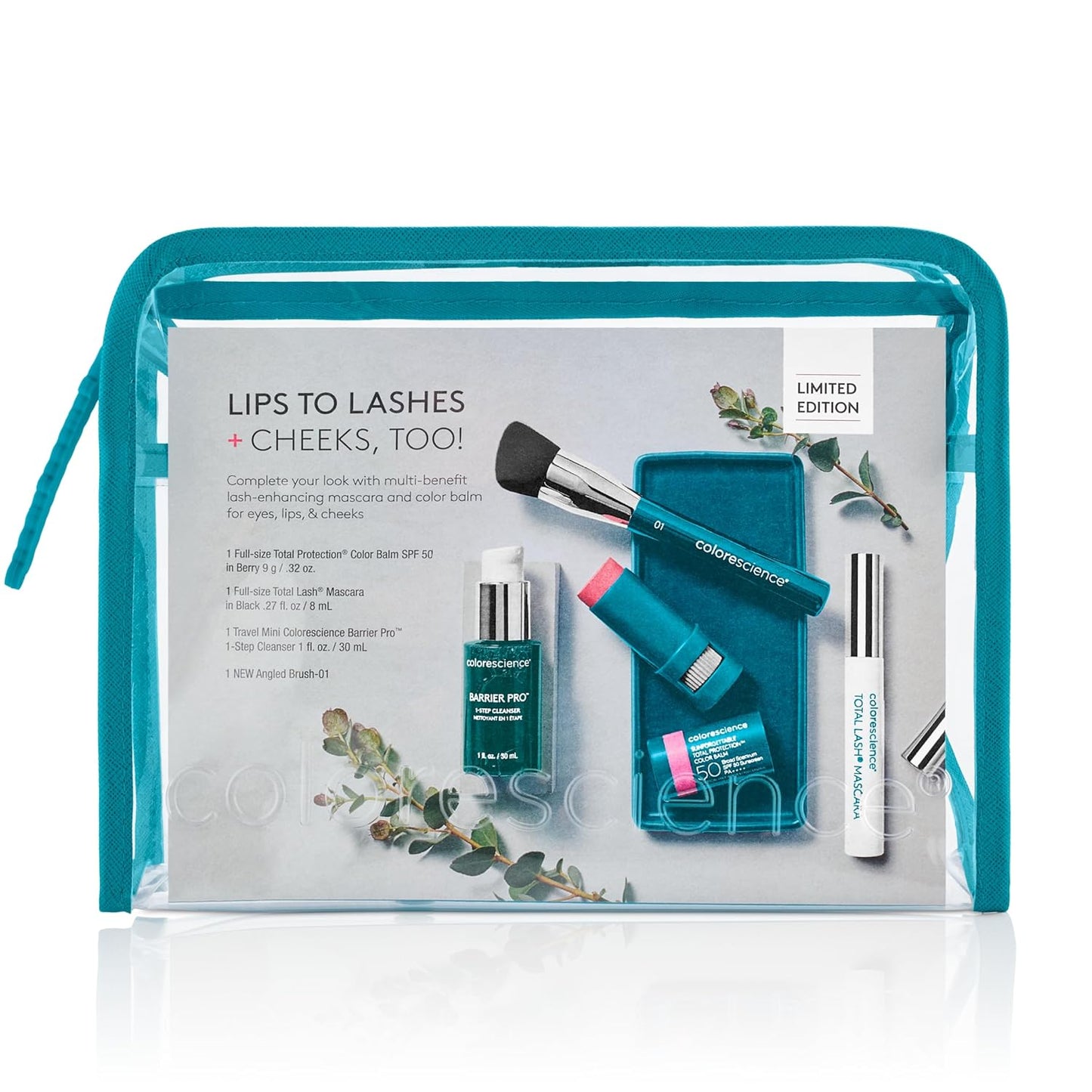 Colorescience Lips to Lashes Value Set - Complete Makeup Kit for Stunning Looks