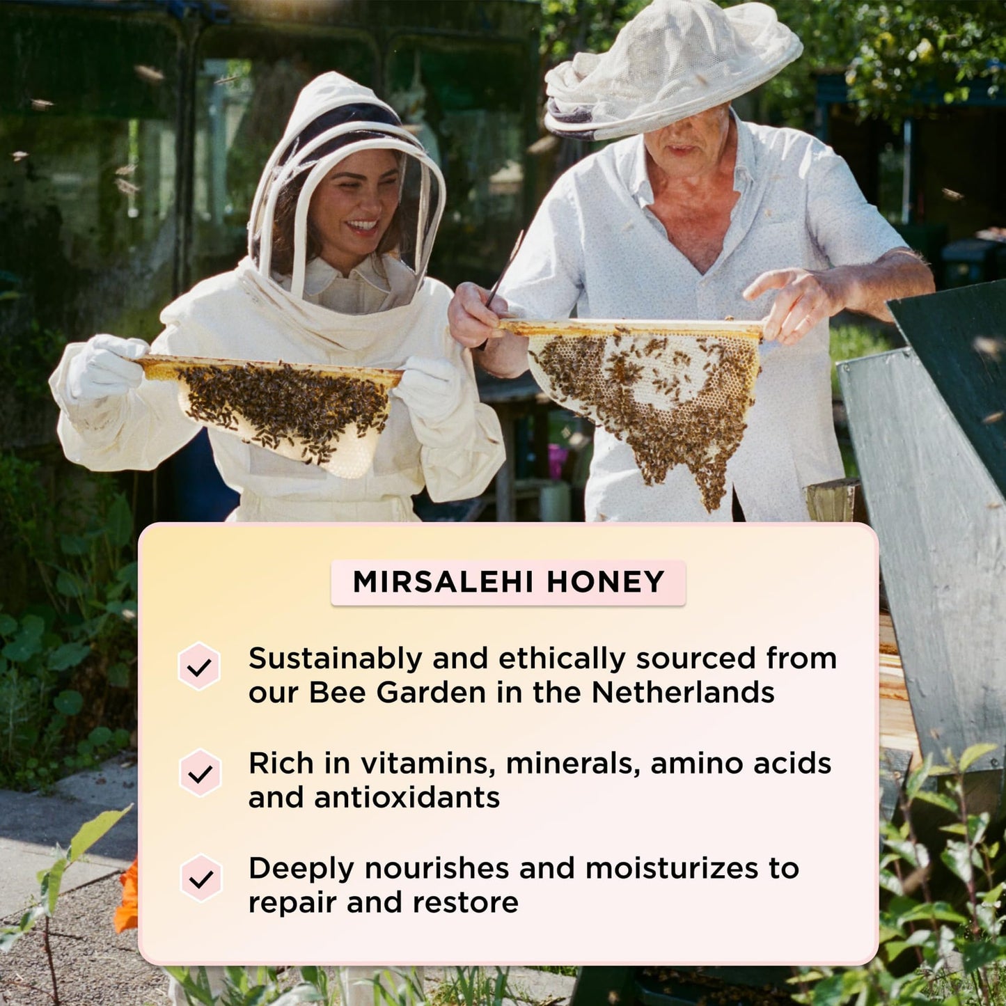 Gisou Honey Infused Hair Oil - Enriched with Mirsalehi Honey for Deep Nourishment, Hydration, Frizz Control, Heat Protection and Shine - For Damaged and Dry Hair (1.7 fl oz)