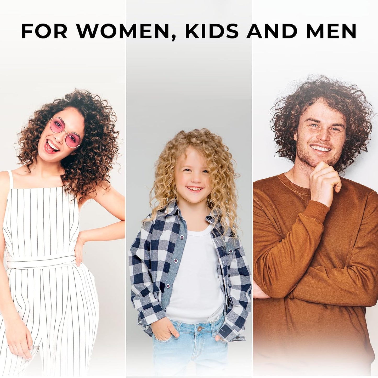 Curly Bird Curl Defining Brush - 7-Row Detangling & Styling Tool for All Hair Types | Ideal for Women, Men & Kids