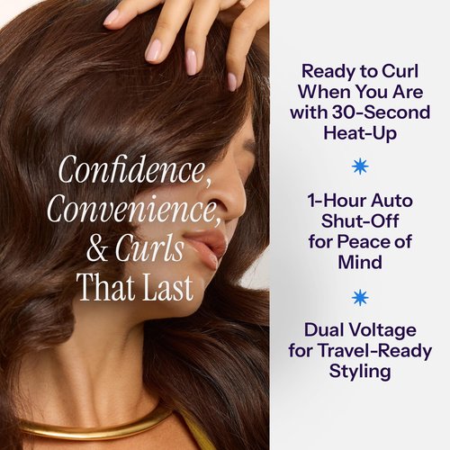 HOT TOOLS Pro Artist Nano Ceramic Curling Iron/Wand | For Smooth, Shiny Hair (1-1/4” in)