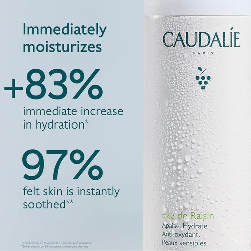 Caudalie Grape Water Face Mist - Hydrating Moisturizer for All Skin Types | Refreshing & Soothing
