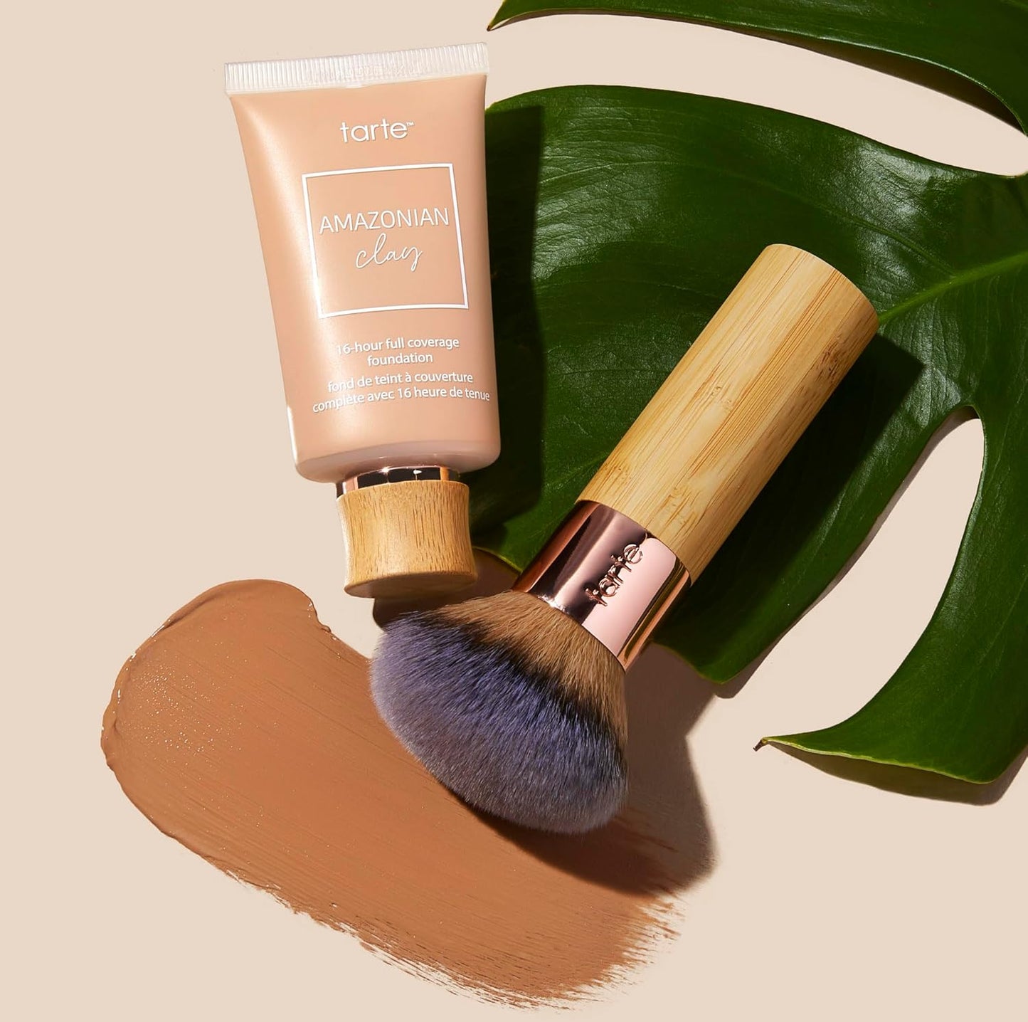 Tarte Amazonian Clay Foundation - 16-Hour Full Coverage, Matte Finish & Hydrating Formula, Vegan & Cruelty-Free