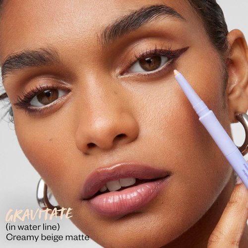 Kosas Soulgazer Gel Eyeliner - Waterproof, Smudge-Proof Retractable Pencil with Hyaluronic Acid | Long-Lasting Creamy Beige Matte