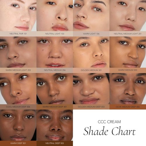 CLE Cosmetics CCC Cream - Color Correcting Foundation With SPF 50 - Lightweight & Hydrating - Neutral Fair 101 - 1 fl oz