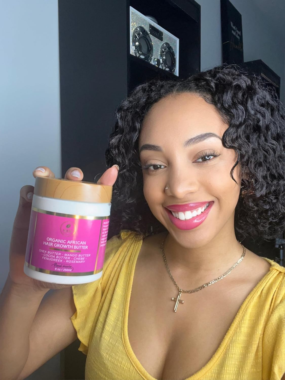 Chebe Hair Growth Butter - Ayurvedic Deep Conditioner with Shea & Cocoa for All Hair Types | 8 oz