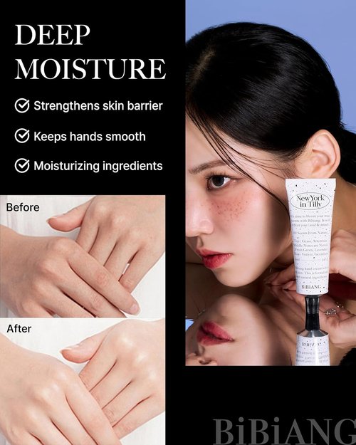 Lost Wood Hand Cream - Moisturizing Korean Hand Care with Shea Butter & Niacinamide - 1.69oz