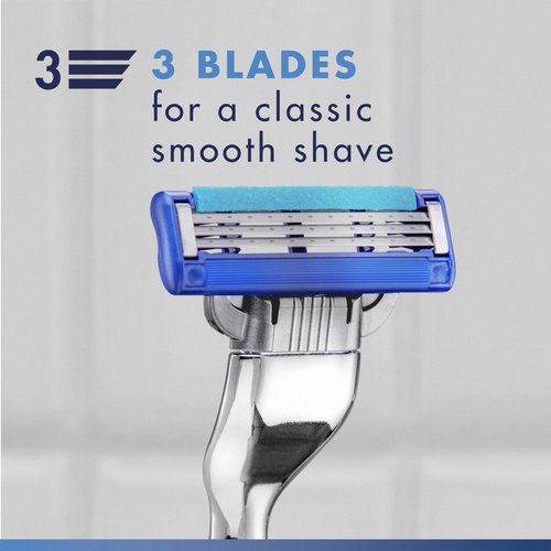 Gillette Mach3 Turbo Mens Razor Blade Refills, 17 Count