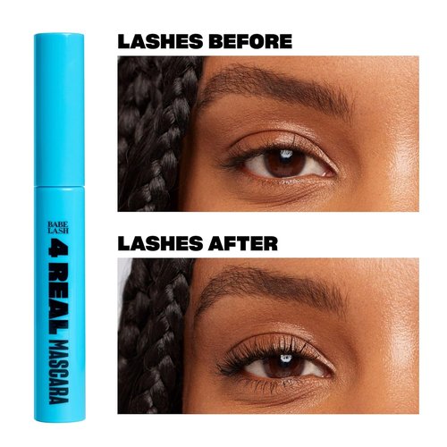 Babe Original 4 Real Mascara - Black Volume, Length & Lift for Defined, Fluttery Lashes | Vegan & Cruelty-Free