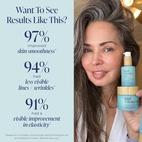 Kind Science 5-Piece Deluxe Anti-Aging Skin Care Set | Hydration & Exfoliation for Dry, Sensitive Skin