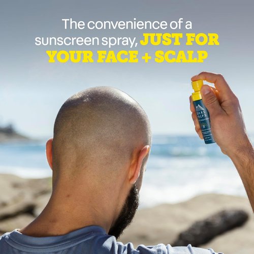 Oars + Alps Sunscreen Spray Mist - SPF 35 Face & Scalp Protection, Water & Sweat Resistant, 1.5oz