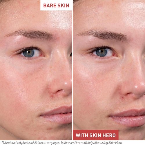 Erborian Skin Hero Perfector - Non-Tinted Concealer & Makeup Primer for Hydration, Texture Smoothing, and Blurring | Korean Skincare