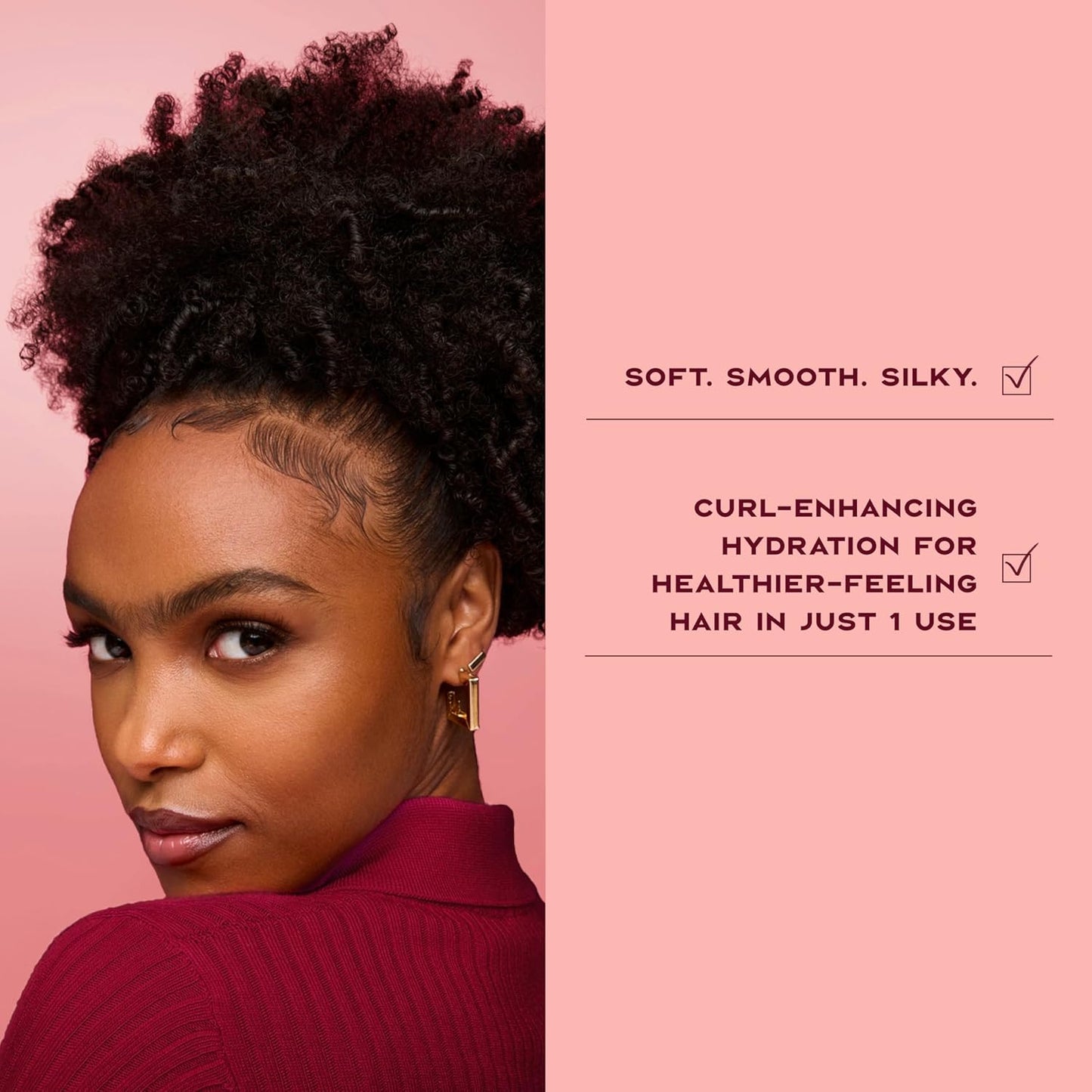 SheaMoisture Curl Enhancing Smoothie - Coconut & Hibiscus Cream for Thick, Curly Hair | 20 oz, Sulfate & Paraben Free