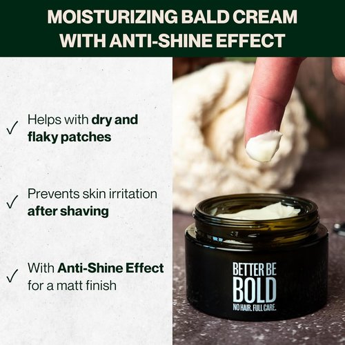 Regine Switzerland Nourishing Bald Cream - Quick Absorption, Matte Finish | 0-3 mm, Soothing Magnolia Extract