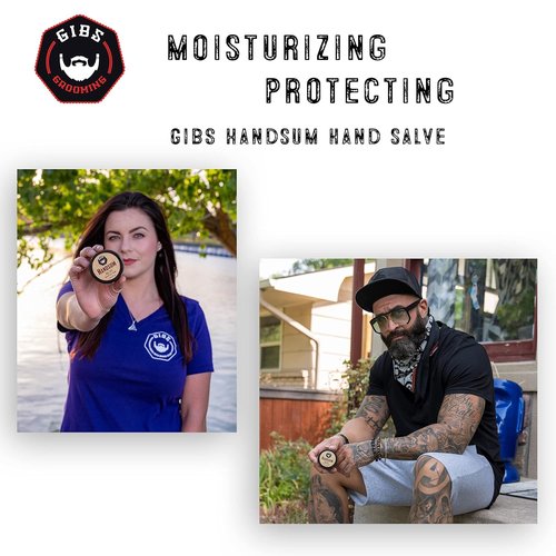 GIBS Grooming Handsum Man Salve - Nourishing Moisturizer for Men | 1.8 oz