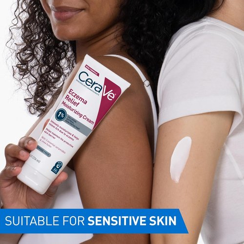 CeraVe Eczema Relief Cream - Moisturizing Formula with Colloidal Oatmeal & Shea Butter | 8oz, Steroid & Paraben Free