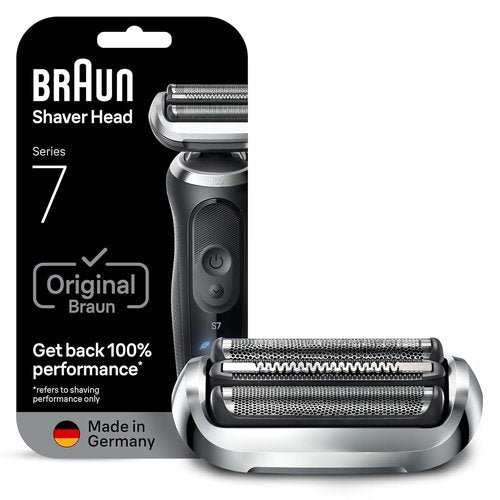 Braun Series 7 Electric Shaver Replacement Head - Effortless Attachment for Optimal Shaving | Compatible with 74S, Silver