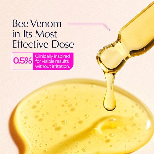 Honey Code Bee Venom Serum - Hydrating & Firming Face Treatment - 30ml | Squalane, Hyaluronic Acid, Vitamin C