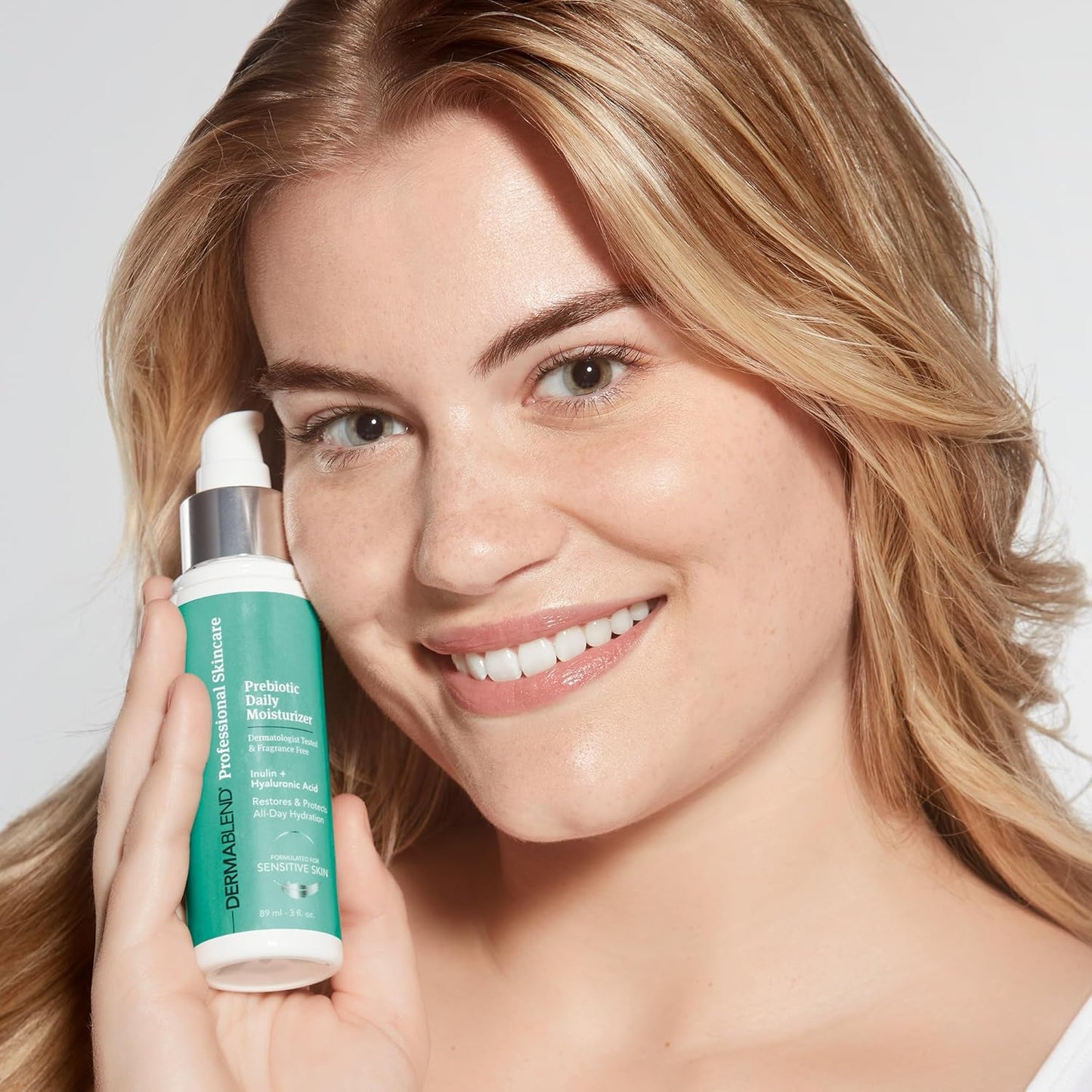 Dermablend Prebiotic Daily Moisturizer - Lightweight Hydration with Probiotics & Hyaluronic Acid | 3 fl oz, Fragrance-Free