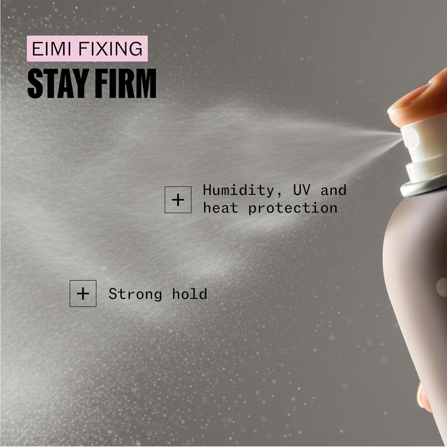 Wella Professionals EIMI Stay Firm Hairspray - 24H Firm Hold, Fast Drying & Humidity Resistant | 9 Oz