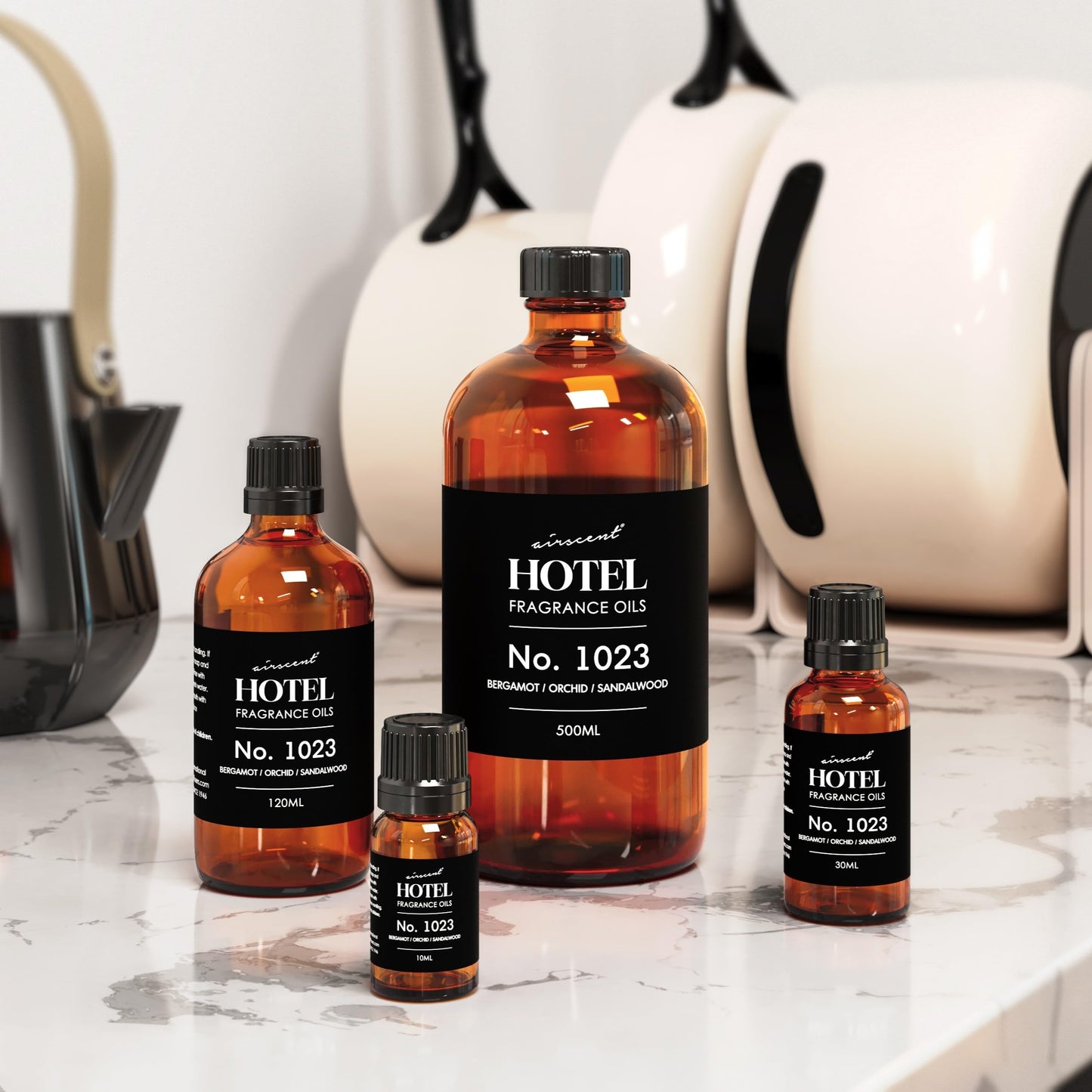 AirScent Hotel Diffuser Oil No. 1023 Inspired by The Baccarat Hotel Scent Love Affair - Essential Oil Blend - Fragrance Oil Bottle for Aromatherapy Diffusers and Humidifiers