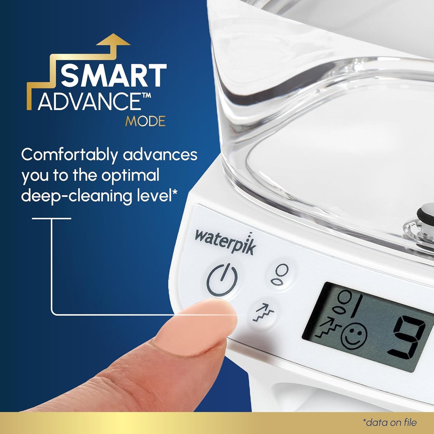 Waterpik Promax Water Flosser - SmartAdvance Mode for Gum Health & Teeth Cleaning | Compact Design, 10 Settings, 5 Tips