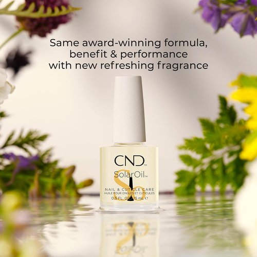 CND SolarOil Cuticle Oil - Natural Jojoba & Vitamin E Blend for Moisturized Skin | 15ml