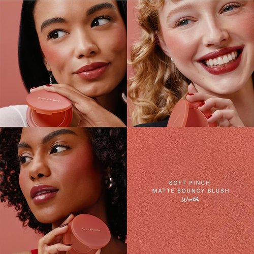 Rare Beauty Soft Pinch Cheek & Lip Trio - Matte Blush, Mini Liquid Blush & Tinted Lip Oil Set