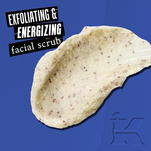 Kiehl's Facial Fuel Exfoliating Face Scrub - Men's Cleanser for Smooth Skin & Soft Facial Hair | Caffeine & Citrus Extracts
