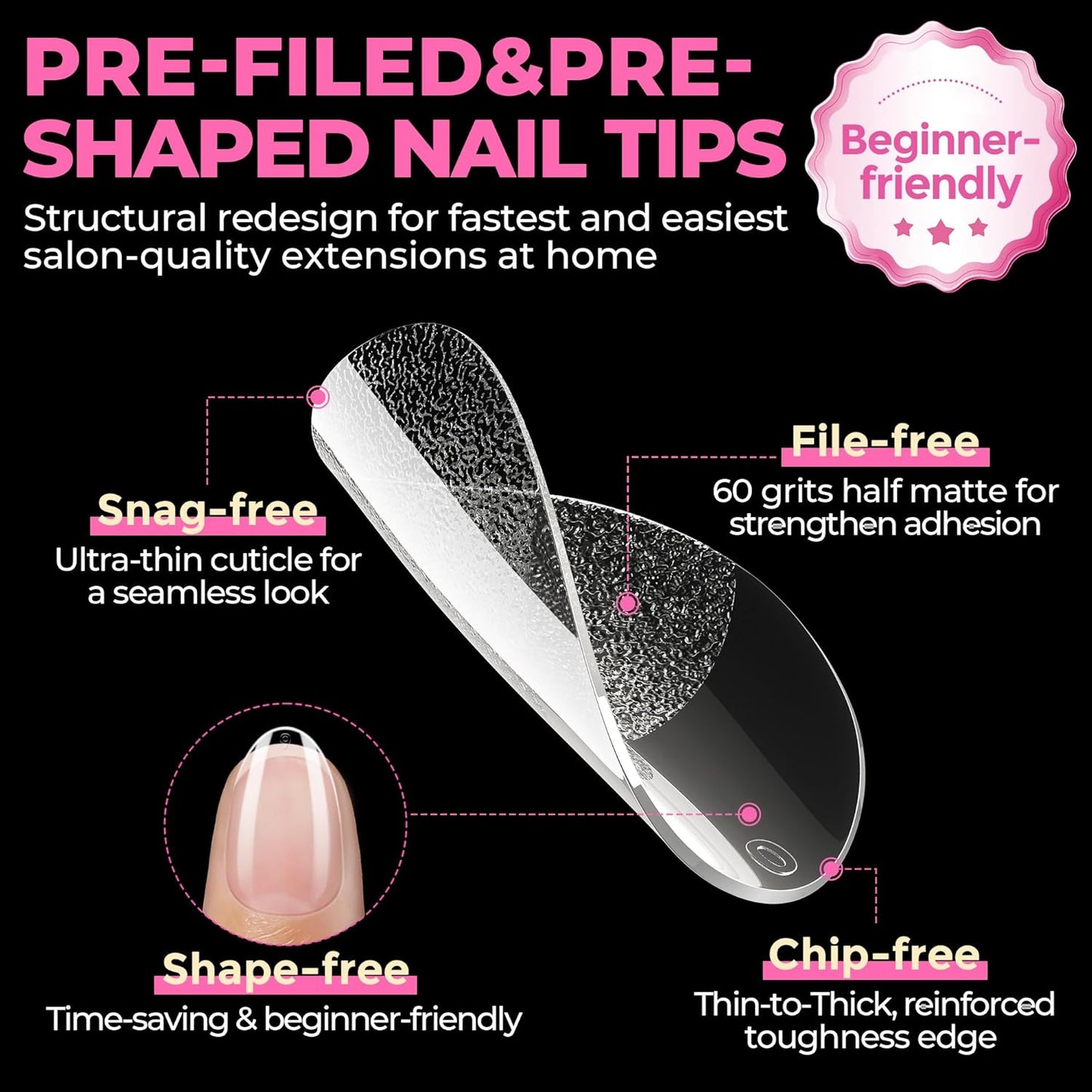 UNA GELLA Gel Nail Glue, Solid Nails Gl ue Gel 40g Lamp Curing Needed Soak Off G LUE Strong Nail G LUE G el for Acrylic Fake Nails Tips Extension Press On Nails for Gelly Tips