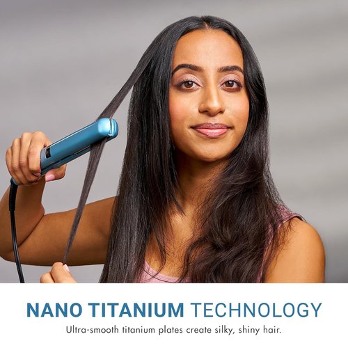 BaBylissPRO Nano Titanium Flat Iron - Digital Hair Straightener for Salon-Quality Styling