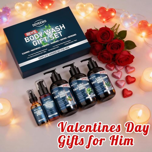 Regine Switzerland Men's Body Wash Gift Set - Cleanses & Hydrates Skin | Perfect for Christmas & Birthdays