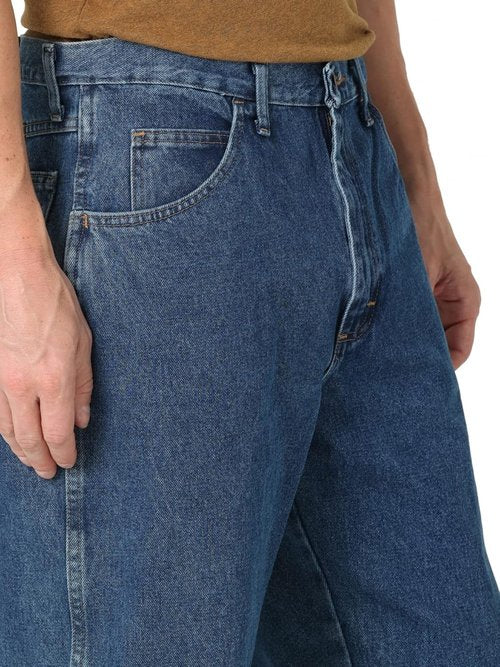 Rustler Men's Classic Relaxed Fit Jeans - Comfortable Everyday Style | Versatile and Durable