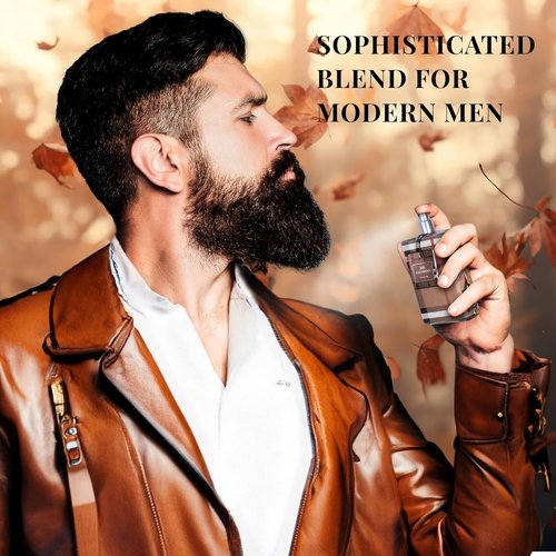 Mr London for Men Eau De Parfum - Refined Amber Woody Fragrance - 100ml Bottle with Bergamot & Tobacco Notes