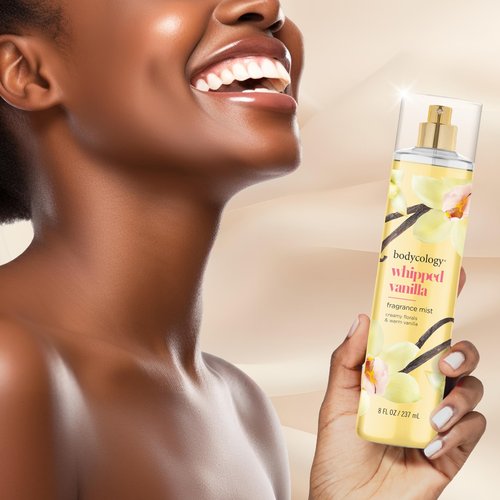 Bodycology Long-Lasting Fragrance Body Mist, Whipped Vanilla, 8 fl oz (Pack of 2)