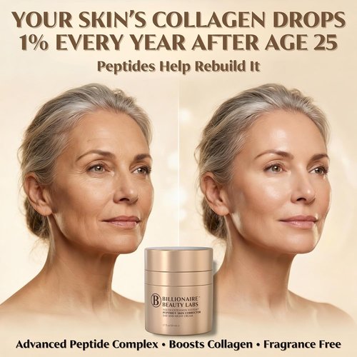 **Regine Switzerland Peptide & Collagen Cream - Firming Anti-Aging Moisturizer for Face & Neck - 1.7 fl oz (50ml)**