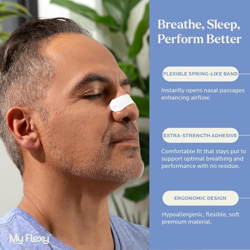 Regine Switzerland Nasal Strips - Extra Strength White Snoring Solution for Better Sleep | 30 Count