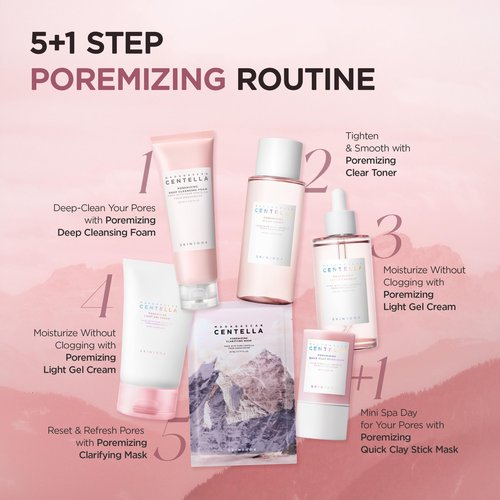 SKIN1004 Madagascar Centella Poremizing Fresh Ampoule 3.38 fl. oz(100ml) | Soothing Hydration | Oily Combination Skin
