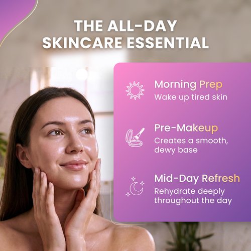 Ploxora White Truffle Spray Serum, Hydrate, Soothes and Glow | Lightweight | Absorbs Fast | Botanical Oils, 5% Niacinamide, 100 ml Spray Pump Bottle