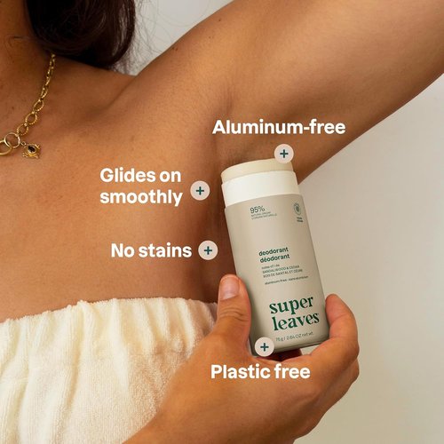 ATTITUDE Natural Deodorant - Plastic-Free, Aluminum-Free, Vegan Formula | Long-Lasting Odor Protection, 2.64 Oz